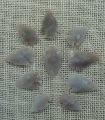 10 transparent arrowheads light stone replica arrow heads sp35