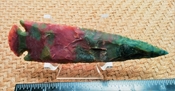 4 3/4 inch replica spearhead jasper stone point for sale ya370