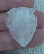 1.43" inch pink rose quartz arrowhead rose quartz chakra wrq13
