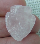 1.16" inch pink rose quartz arrowhead rose quartz chakra wrq2