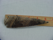 Modern spearhead reproduction 5 1/4 inch agate or jasper x328