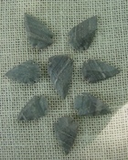 8 stone arrowheads all natural stone replica arrow heads sa557