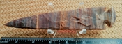 6 inch spearhead reproduction spear point agate or jasper ya125