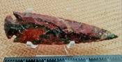5" inch replica spearhead jasper stone point for sale ya320