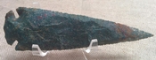 5" inch color spearhead replica stone point agate/ jasper ya353