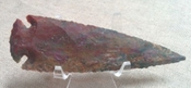 5" inch color spearhead replica stone point agate/ jasper ya348