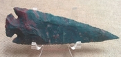 5" inch color spearhead replica stone point agate/ jasper ya360
