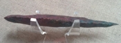 5" inch color spearhead replica stone point agate/ jasper ya350