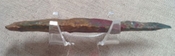 5" inch color spearhead replica stone point agate/ jasper ya354
