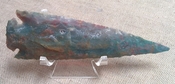 5" inch color spearhead replica stone point agate/ jasper ya347