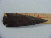 5 inch spearhead reproduction brown spear head point x452