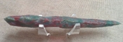 6 inch color spearhead replica stone point agate/jasper an188