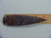Modern spearhead reproduction 5 1/4 inch agate or jasper x475