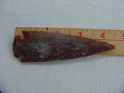 Reproduction arrowheads 4 1/4 inch jasper x487