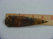 Reproduction arrowheads 4 1/2  inch jasper x481
