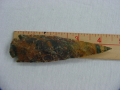 Reproduction arrowheads 4 1/2  inch jasper x481
