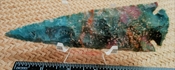 Reproduction spearhead 5 1/2 inch jasper stone for sale ya369