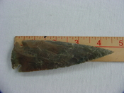 Reproduction arrowheads 4 1/2  inch jasper x490