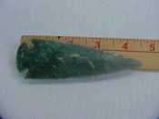 Reproduction arrowheads 4 1/2  inch jasper x469
