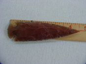 Reproduction arrowheads 4 1/2  inch jasper x484