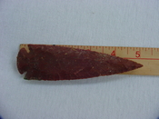 5 inch spearhead reproduction maroon spear head point x468