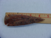 Reproduction arrowheads 4 1/2  inch jasper x380