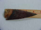 Reproduction arrowheads 4 1/4 inch jasper x396