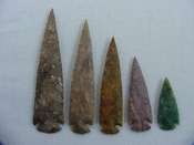 5 Piece Reproduction spearheads Collection  jasper x351