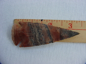 Reproduction spearhead point spear head 3 1/4 inch jasper x507