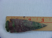 Reproduction spearhead point spear head 3 1/4  inch jasper x423