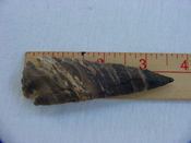 Reproduction spear head spearhead point 3 1/2  inch jasper x415
