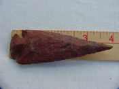 3 3/4 inch jasper replica reproduction arrowheads cy82