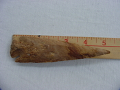 5 inch spearhead replica brown marbled spear head point x548