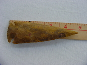 Reproduction spearhead arrowhead 4.75 inch stone jasper 572