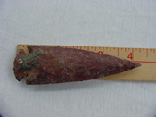 Reproduction arrowheads 4 1/4 inch jasper x524
