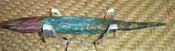 Reproduction spearhead 3 3/4  inch jasper spear point ya307