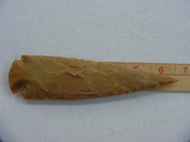 6.50 spearhead reproduction brown stone spear head point X510