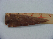 Reproduction arrowheads 4 3/4 inch jasper spearhead x581