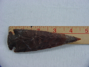 Reproduction arrowheads 4 1/2  inch jasper x583