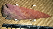 Reproduction Spearhead 5 inch all natural color jasper ya308