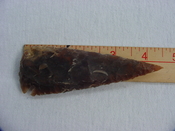Reproduction arrowheads 4 1/2  inch jasper x699