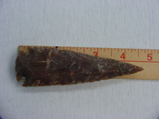 Reproduction arrowheads 4 1/2  inch jasper x712