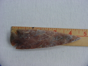 Reproduction arrowheads 4 1/2  inch jasper x682