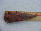 Reproduction arrowheads 4  inch jasper x618