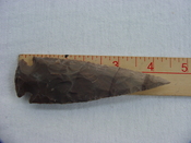 Reproduction arrowheads 4 1/2  inch jasper x671