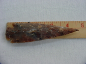 Reproduction arrowheads 4 1/2  inch jasper x639