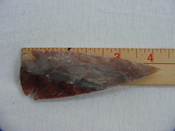 Reproduction arrowheads 4  inch jasper x622