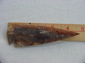 Reproduction arrowheads 4 3/4 inch jasper spearhead x638