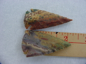 Reproduction arrowheads 2 1/4 inch jasper bird points xcy125