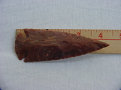 Reproduction arrowheads 4 1/4 inch jasper x615